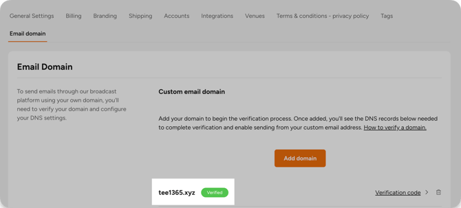 Email domain