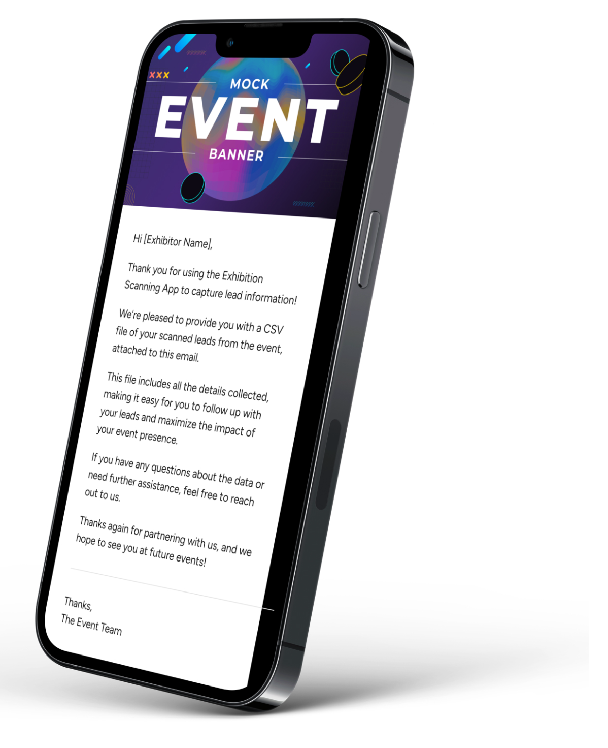 Lead Capture Scanning App for Event Organisers